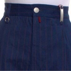 HIGH by Claire Campbell Blue Pleated Pants NWT